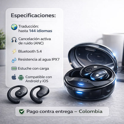Audifonos Traductores 144 Idiomas