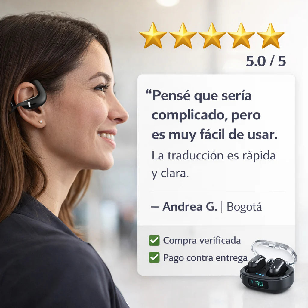 Audifonos Traductores 144 Idiomas