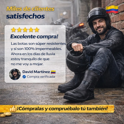 Botas De Motociclista Impermeables
