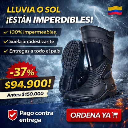 Botas De Motociclista Impermeables