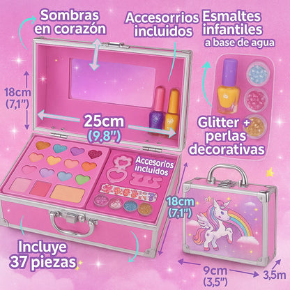 Maleta de Lujo de Maquillaje para Niñas