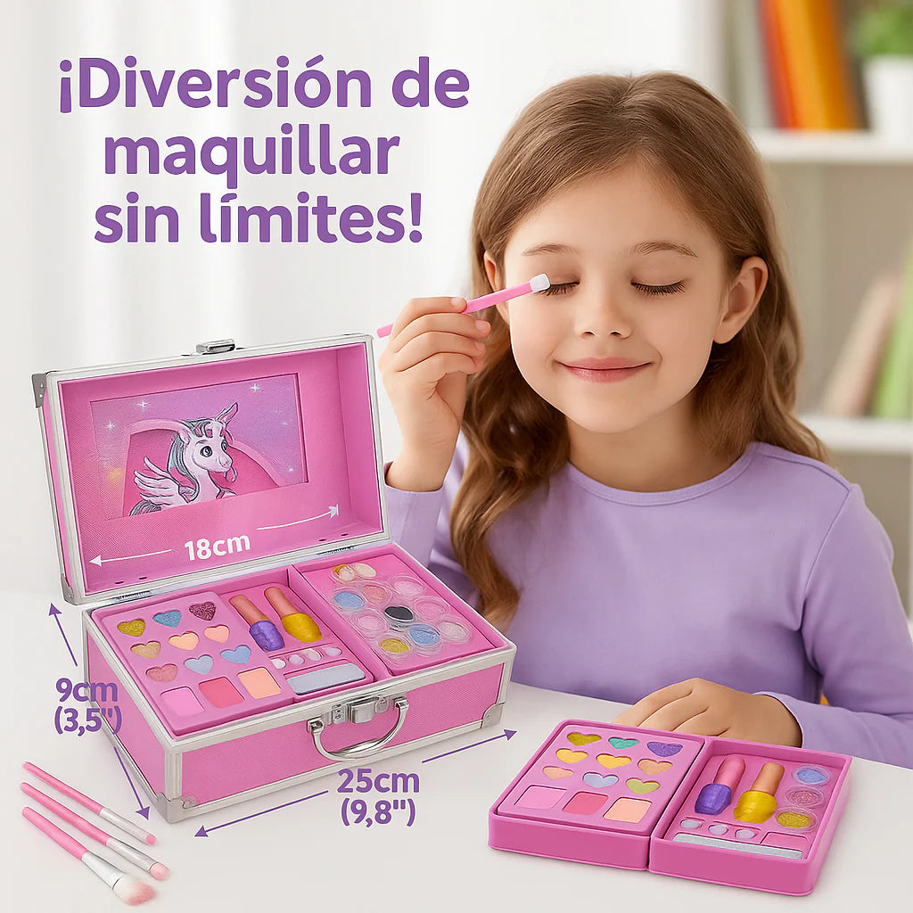 Maleta de Lujo de Maquillaje para Niñas