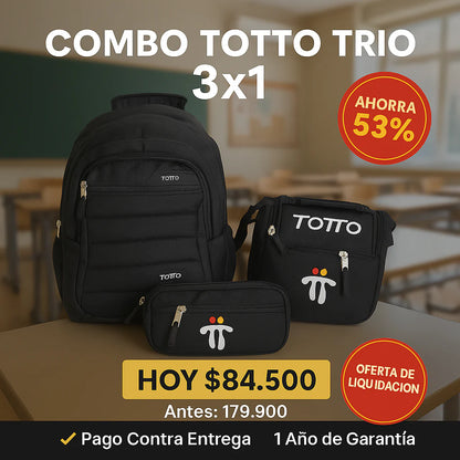 COMBO TOTTO TRIO PRECIO DE LIQUIDACIÓN 3x1