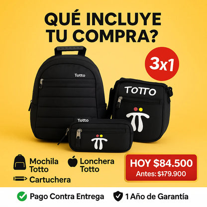 COMBO TOTTO TRIO PRECIO DE LIQUIDACIÓN 3x1