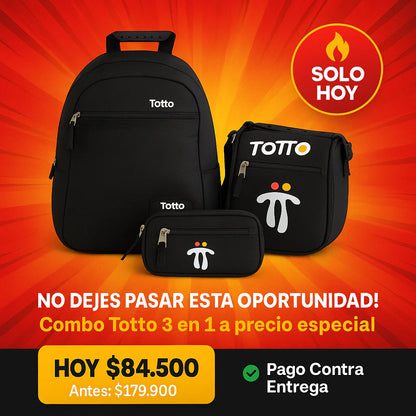 COMBO TOTTO TRIO PRECIO DE LIQUIDACIÓN 3x1