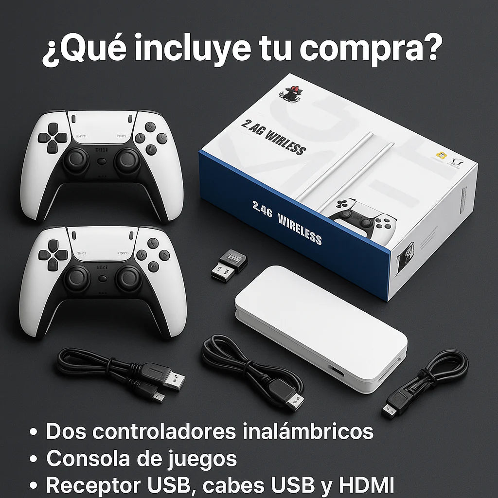 Consola Inalambrica con +15.000 Juegos