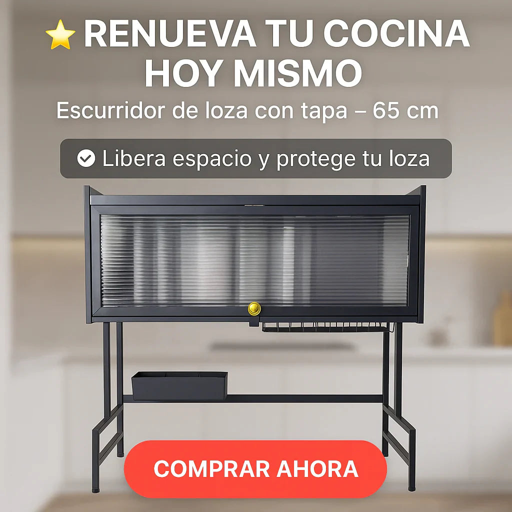 Escurridor De Loza Con Tapa