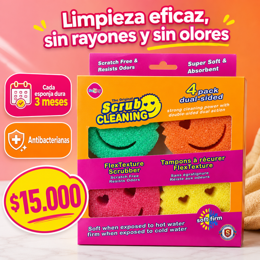 4 Esponjas para 1 año (GARANTIZADAS) + Especial para Ollas
