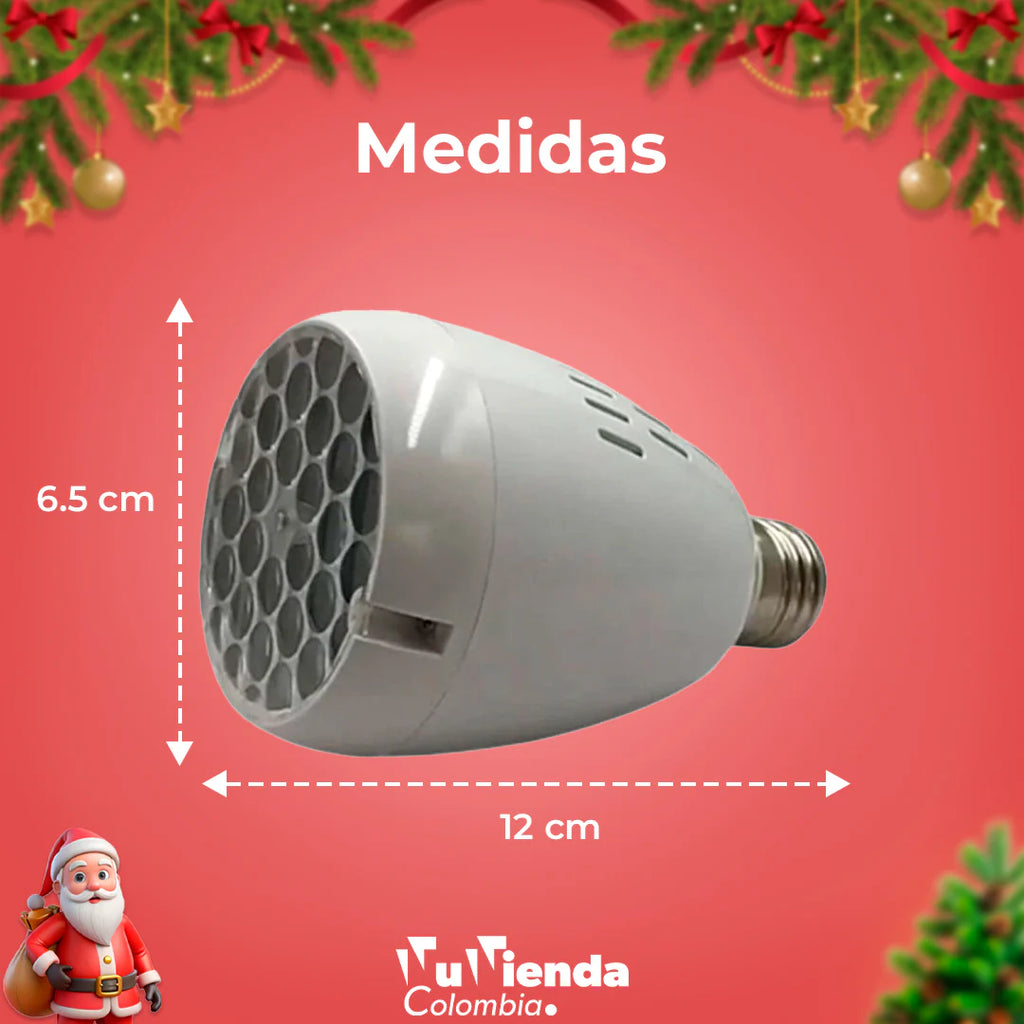 Proyector Navideño Con Figuras en Colores