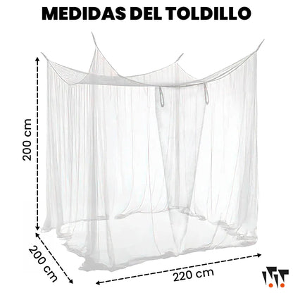 Toldillo 4 Puntas Para Cama Doble
