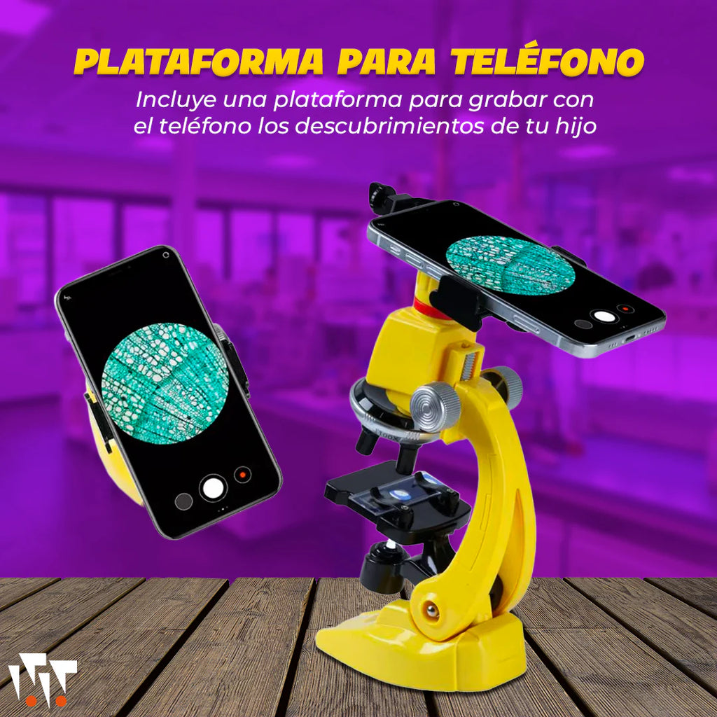 Microscopio Educativo (Kit Completo)