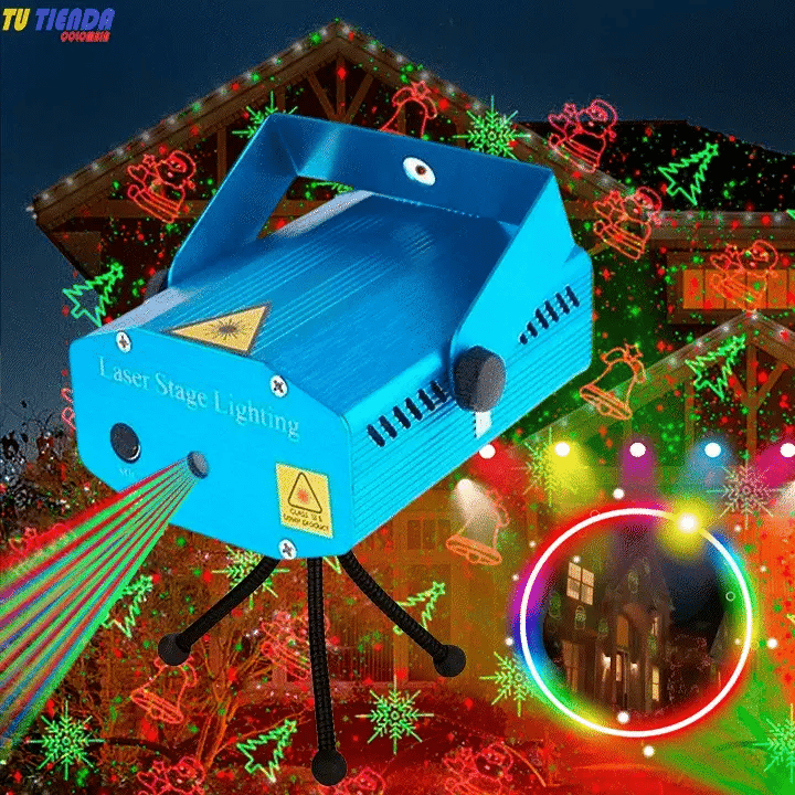 OFERTA PRENAVIDAD!! Proyector de Luces con Formas Navideñas
