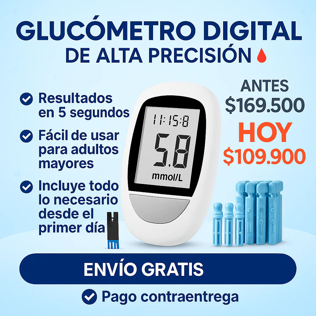 Glucometro Digital Medidor Glucosa