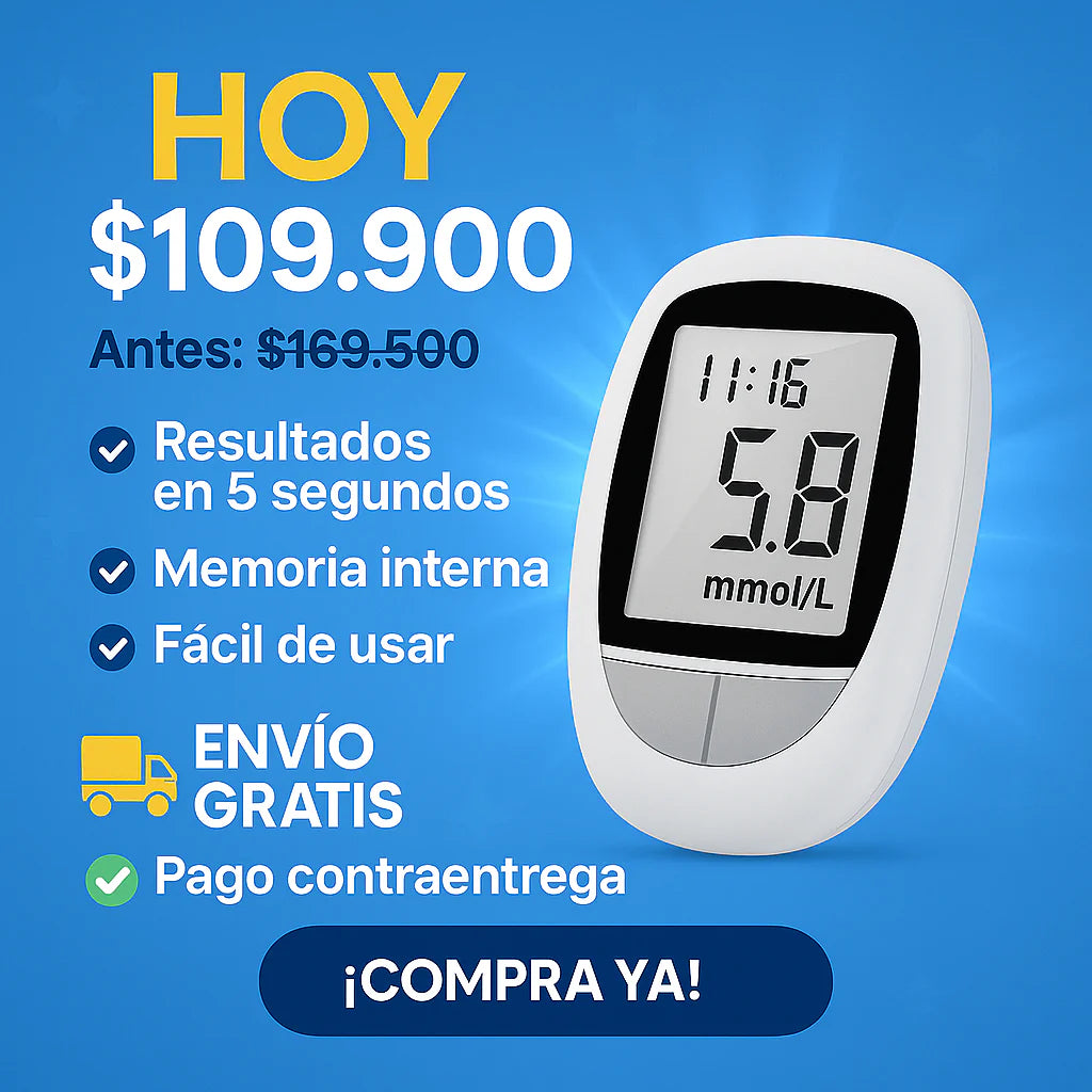 Glucometro Digital Medidor Glucosa