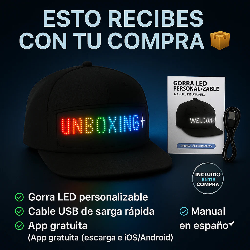 GORRA LED