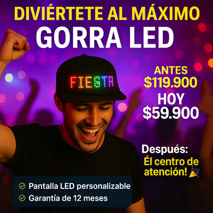 GORRA LED