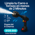 PowerJet  6 Chorros - Tu casa y auto como nuevos en minutos.