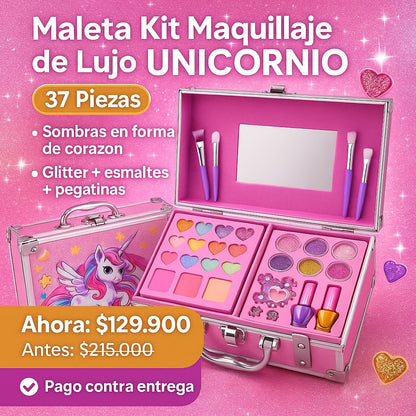Maleta de Lujo de Maquillaje para Niñas