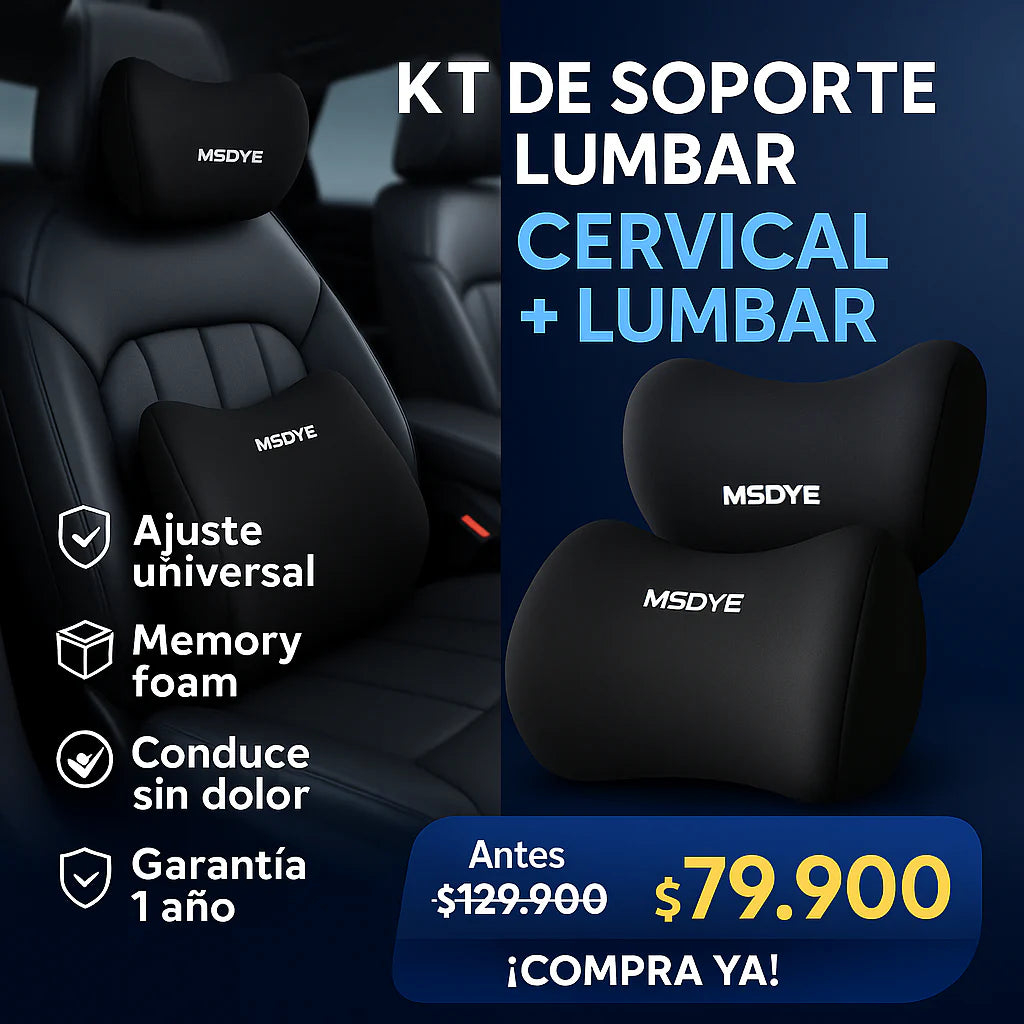 Kit De Soporte Lumbar