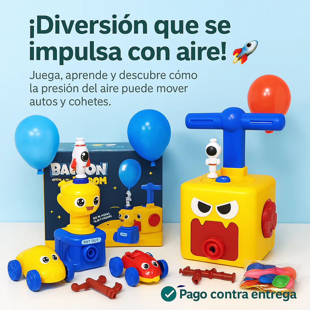 Kit De Juguetes Impulsados Por Globos