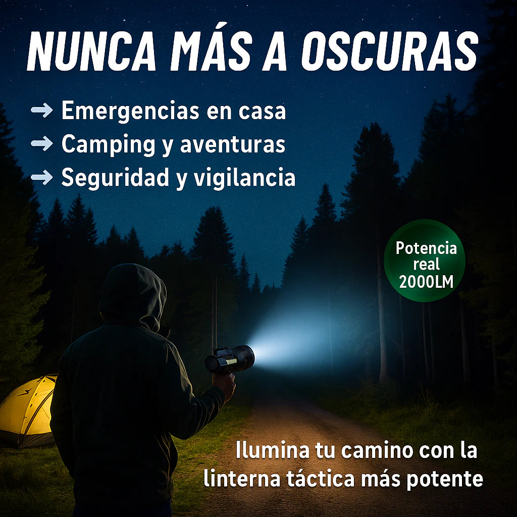 Linterna de Alta Potencia con Tripode