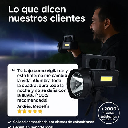 Linterna de Alta Potencia con Tripode