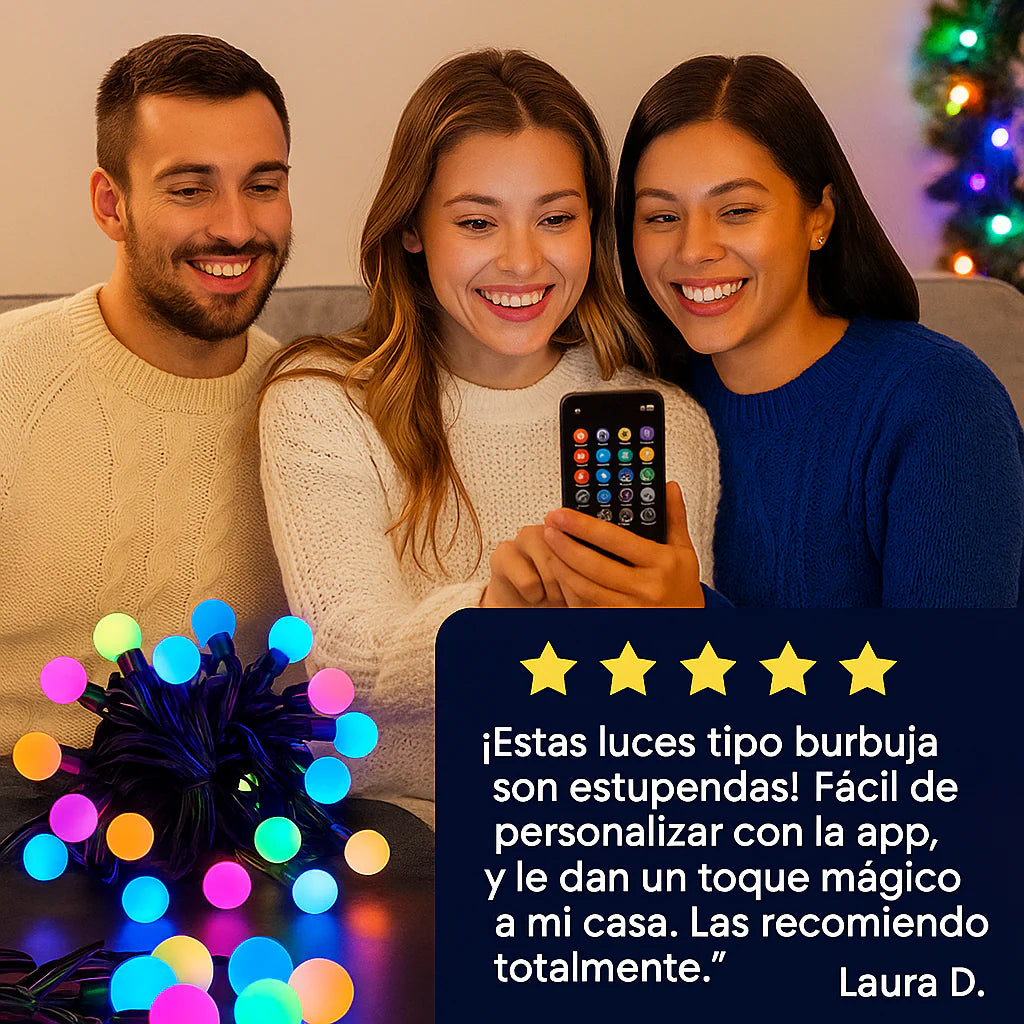Luces De Burbuja Inteligente App