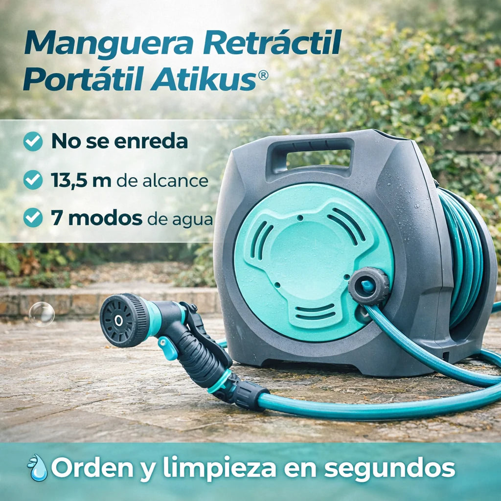 Manguera Retractil Portatil