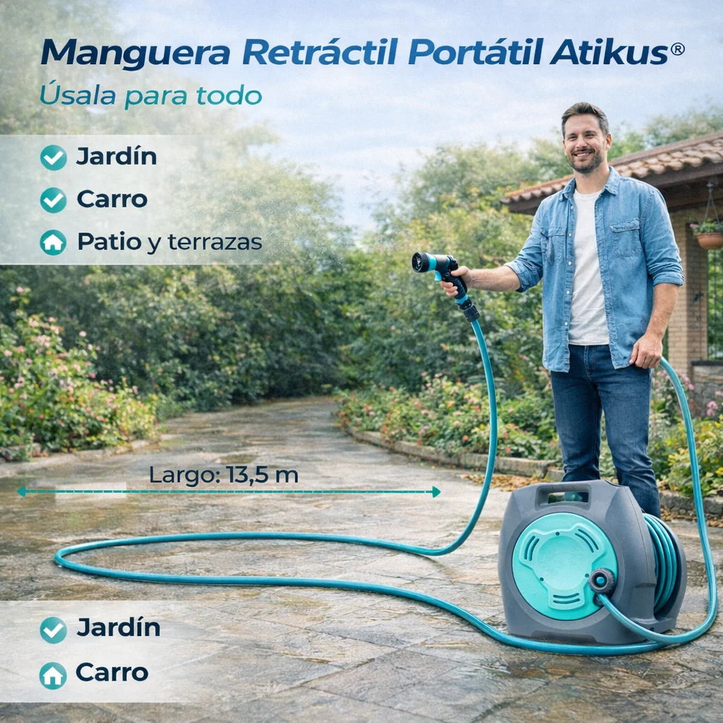 Manguera Retractil Portatil