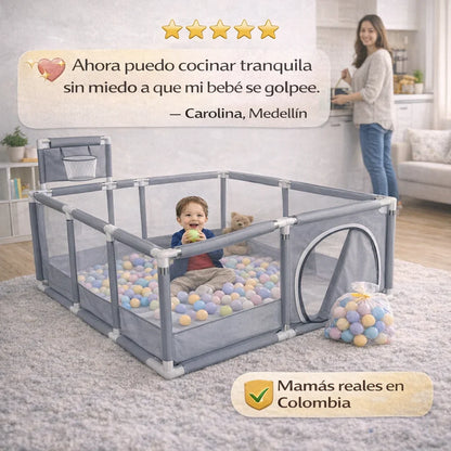 Parque Infantil Cuadrado 30 Pelotas