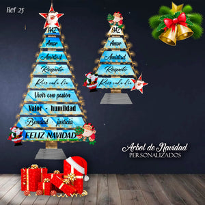 ÁRBOL DE NAVIDAD🎄(INCLUYE LUCES Y 3 ADORNOS NAVIDEÑOS)