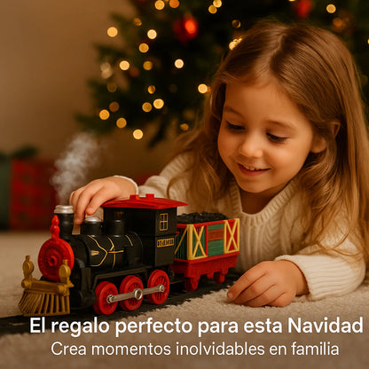 "Tren Navideno Clasico Luz Sonido Y Humo "