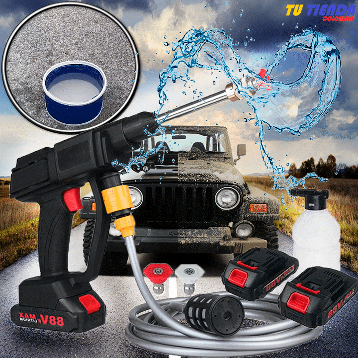EN REMATE! Hidrolavadora Inalámbrica 2 BATERIAS – Tu Tienda Colombia