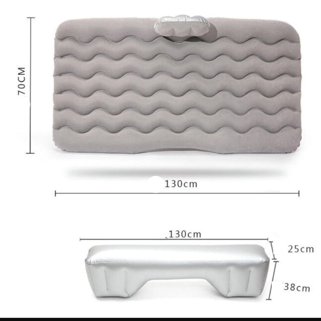 Colchón Inflable para Automóvil [Incluye inflador y 2 Almohadas]