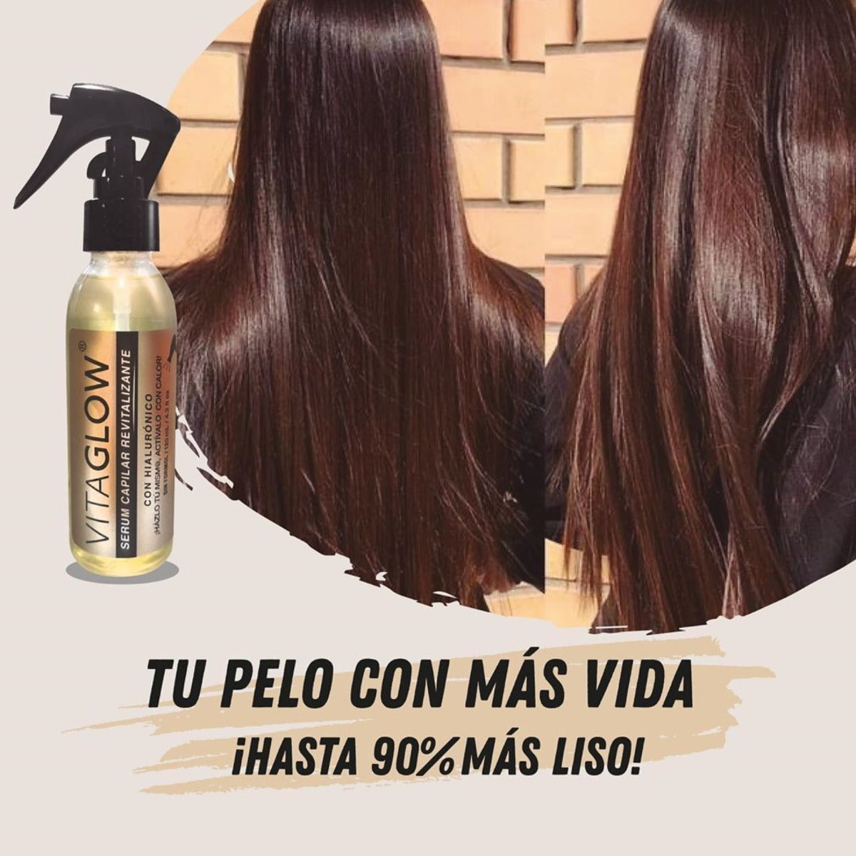 VitaGlow® Alisador con Hialurónico / Sin formol